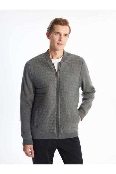 LC Waikiki Standart Kalıp Kolej Yaka Erkek Triko Mont