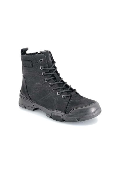 Hammer Jack Bonn 102 21520 - 100% γνήσιο δέρμα μαύρες ανδρικές μπότες