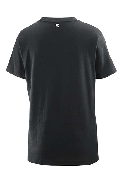 Salomon LC2217 Logo SS Tee W T-Shirt Femei NEGRU