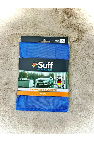 Suff Tulip (Tulpe) Microfiber Glass Cloth - Mirror Cloth (40X40) 1 Piece