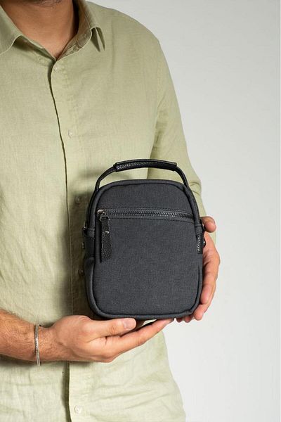 Baginn Ανδρική τσάντα Messenger Τσάντα ώμου χειρός 18*12 εκ. Τσάντα χιαστί Mega Bag Πανί καμβά
