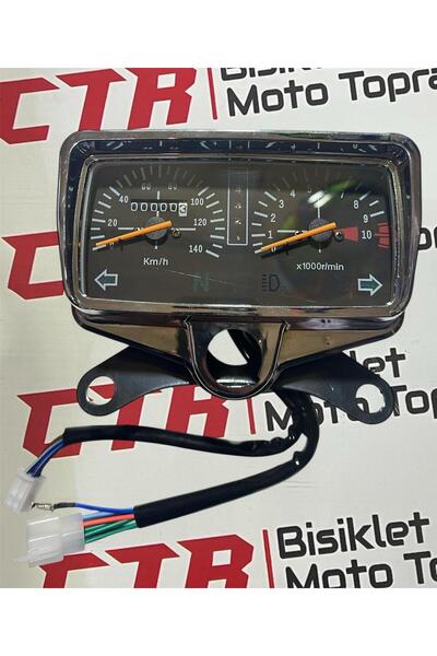CTR CG KİLOMETRE SAATİ NİKEL-KROM (KM) 1234VİTES GÖSTERGELİ (BENZİN GÖSTERGESİZ)