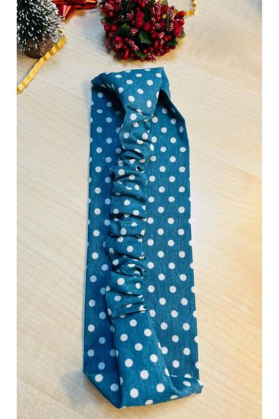BERG ATELIER Polka Dot Fabric Hair Band