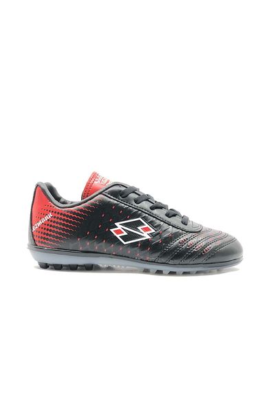 Kids Club Shoes Sportaç Griezmann S22 Unisex Παπούτσια Astroturf ΜΑΥΡΟ-ΚΟΚΚΙΝΟ