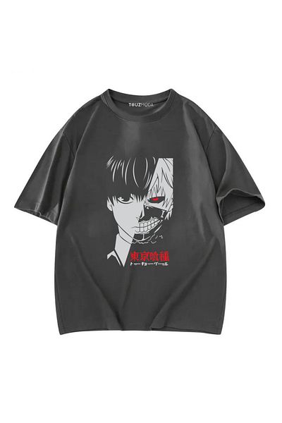 Touz Moda Anime Tokyo Ghoul εμπριμέ Unisex Oversize T-shirt