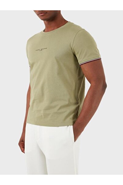 Tommy Hilfiger TIPPED CUFF LOGO REGULAR SLIM FIT T-SHIRT