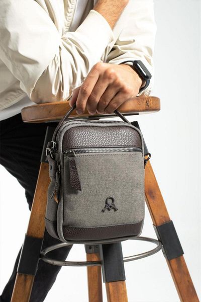 Baginn Ανδρική τσάντα ώμου Χειροκίνητη 23*14 εκ. Σταυρός ιμάντας Messenger Τσάντα Mega Bag Πανί καμβά