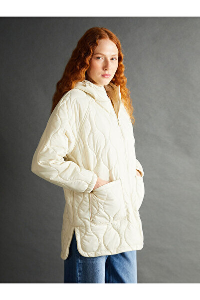LC Waikiki Γυναικείο πουπουλένιο παλτό με κουκούλα Özmarka New Season