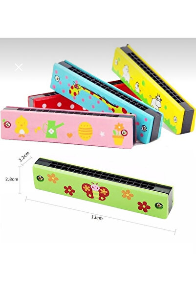 babysch Çocuk Mızıka Ahşap Mızıka 10 adet