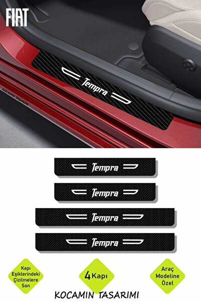 Kocamın Tasarımı Karbon Kapı Koruma Fiat Tempra Kapı Eşiği Siyah Beyaz Tempra...