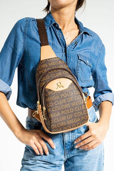 Baginn Γυναικεία τσάντα σώματος Τσάντα στήθους Vegan δέρμα 27*17 cm Τεχνητό δέρμα BadyBag Κατάλληλο για καθημερινή χρήση