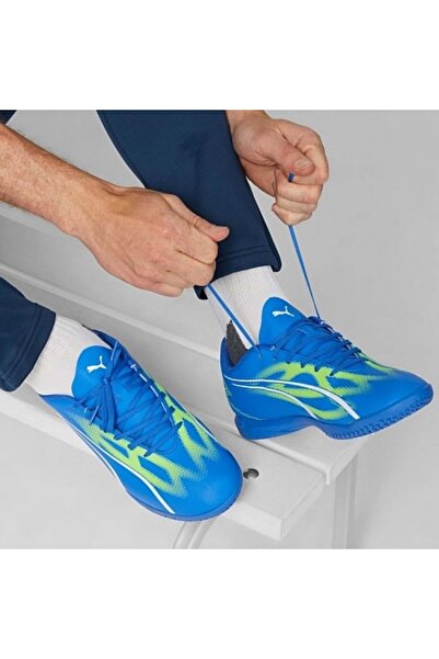 Puma 107529-03 Ultra Play It Erkek Futsal Salon Halı Saha Ayakkabısı MAVİ