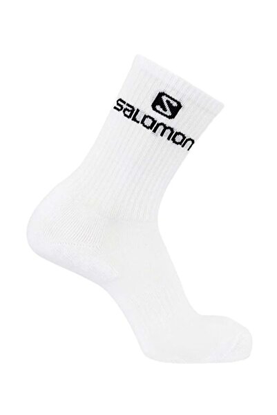 Salomon LC1445300 Ежедневни чорапи Crew от 3 части унисекс ЧЕРНО-СИВО-БЯЛО