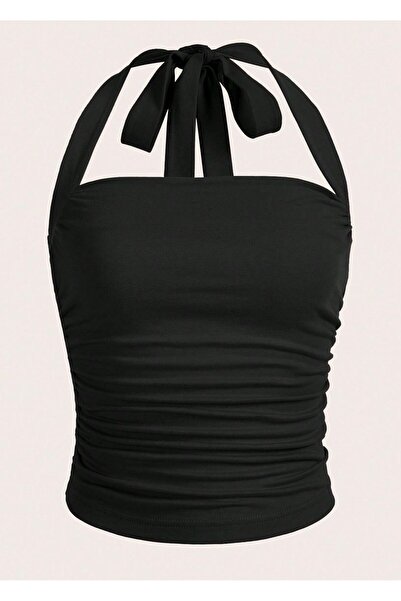 f-maskfashion ربط الرقبة CROP