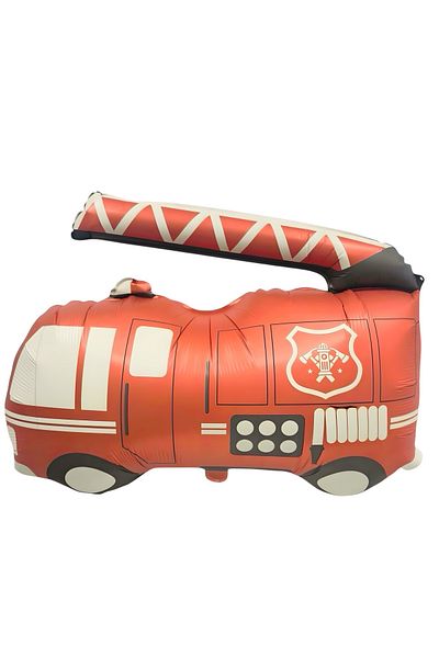 aşkın concept Retro Fire Department Foil Balloon 67cm Birthday Celebration Party Foil Balloon