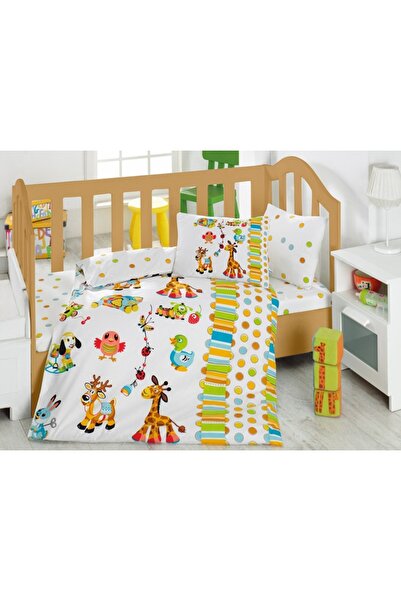 Cotton Box طقم غطاء لحاف للأطفال باللون الفيروزي