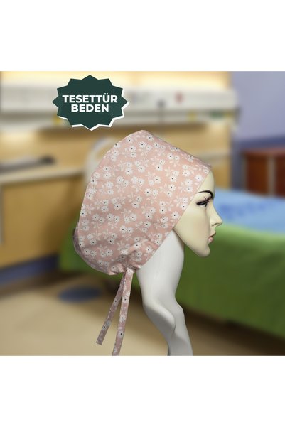YİĞİTBAŞI Doktor Hemşire Aşçı Cerrahi Bone Hastane Anne Bone Iş Bandanası Pamuklu Kumaş Lastikli