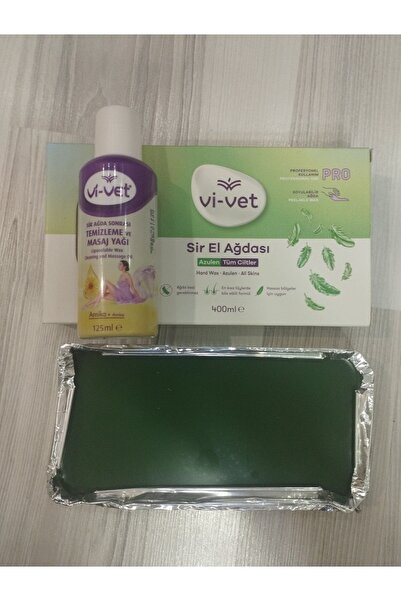 Vi-vet SİR EL AĞDASI 400 ML AZULEN + AĞDA TEMİZLEME YAĞI 125 ML