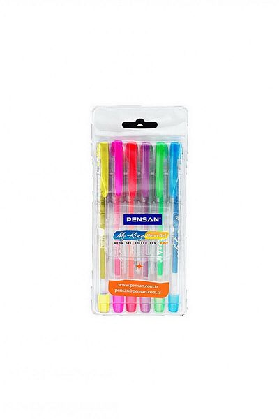 Pensan 6 Colors Neon Pen Set