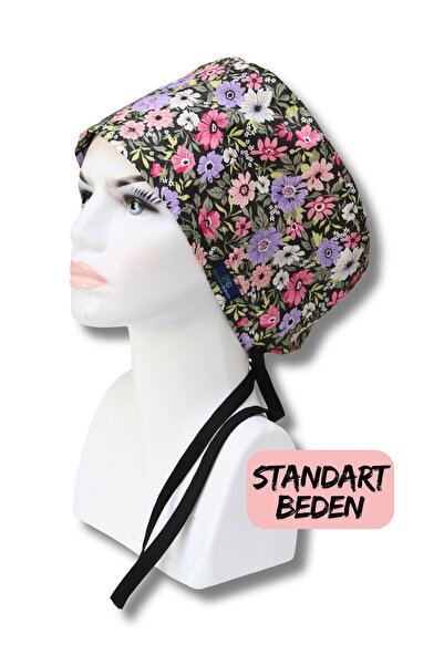 doktorbonem Стандартний розмір Великі квіти Ліловий Рожевий Хірургічна шапочка Лікар Медсестра Медичний працівник Лікарня Шапочка