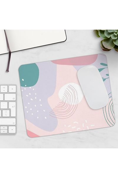 BASKIBAZAR Since 2020 Cow Pattern Printed Rectangular Mousepad