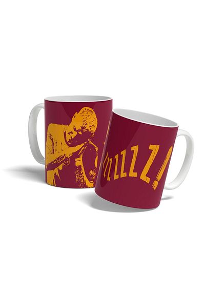 OFFSIDE Yellow Red Love's Event Sleep Zzz Designed Printed Fan Gift Mug Cup Porcelain Cup