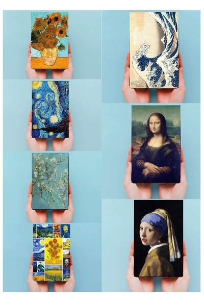 zeddeex 7'li Çizgisiz Defter Seti 13 X 20 Cm 64 Sayfa Okul Defteri Anı Defter...