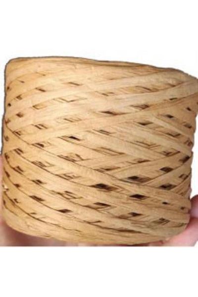 Nusrat Bilişim New Imported Raffia Rope - Dark Straw Color Bag Accessory