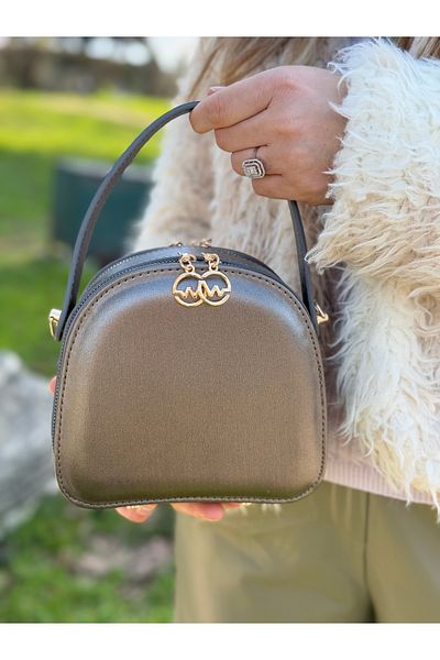 DEV 3 ADAM Simple and Stylish Box Model Women's Cross Shoulder and Hand Bag with Gray Compartments and Adjustable Straps