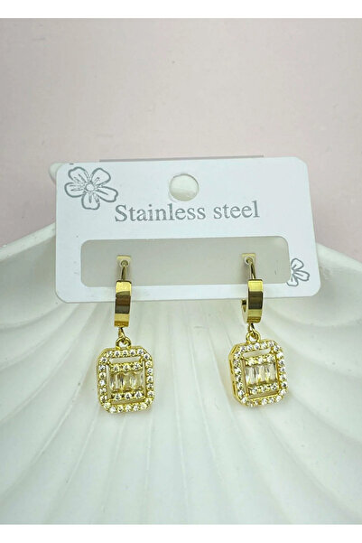 stainless steell Çelik Baget Küpe