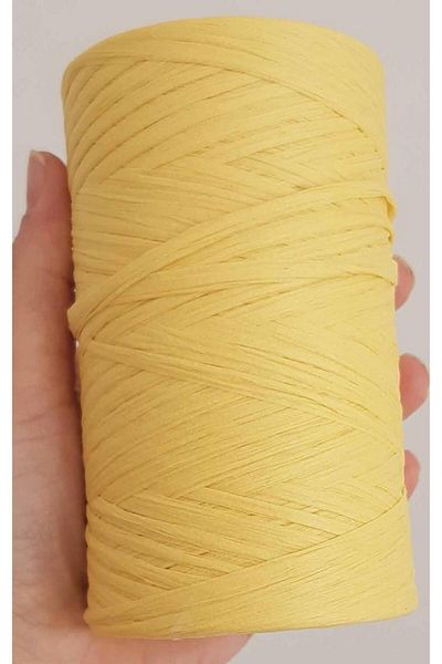 Nusrat Bilişim Yellow Color Angel Raffia Bag Accessory - Rope No:12