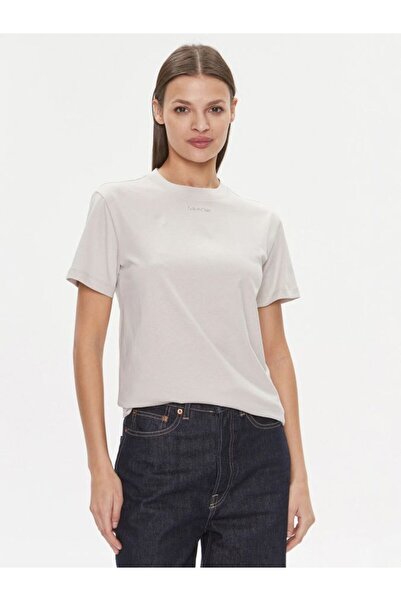 Calvin Klein Women's Logo Detailed T-Shirt