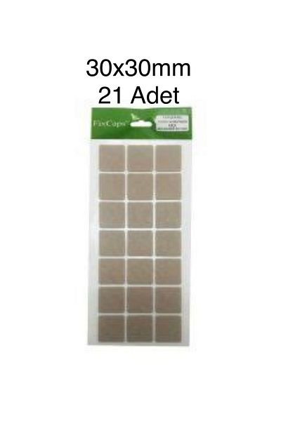 BGA Fixcaps Adhesive Floor Protector Felt 30X30Mm 21 Pieces