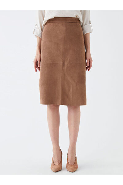 LC Waikiki Γυναικεία ίσια φούστα - με φερμουάρ στη μέση