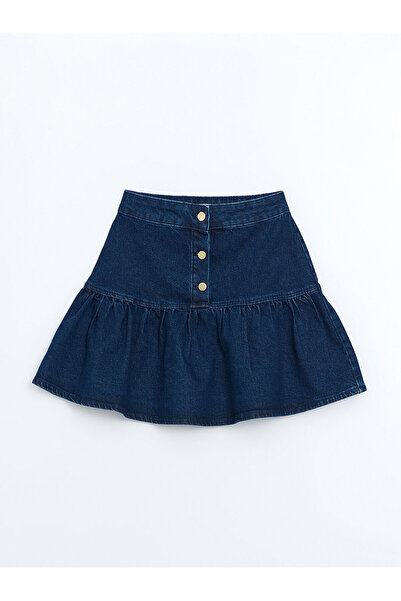 LC Waikiki Dámská džínová sukně Lcwk Standard Fit