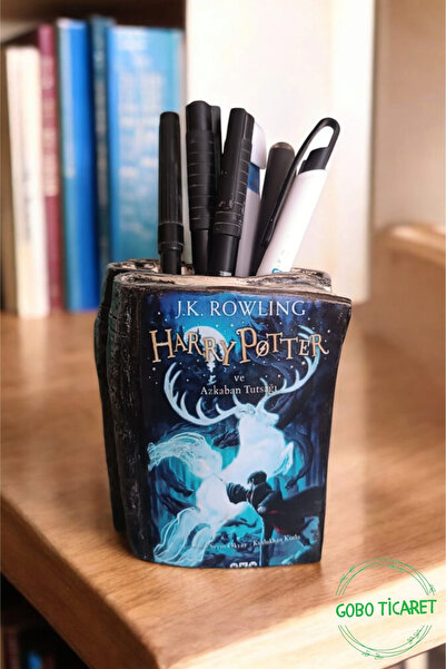 Gobo Harry Potter ve Azkaban Tutsağı Kitabı Şeklindeki Kalemlik 10 x 8 cm