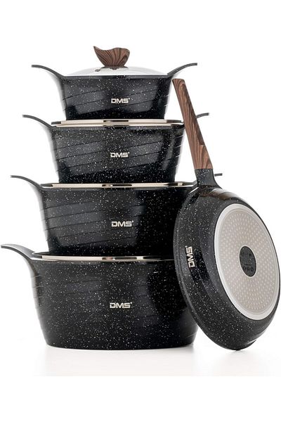 DMS GERMANY GRANIT Dish Cookware Set - 16 Pieces