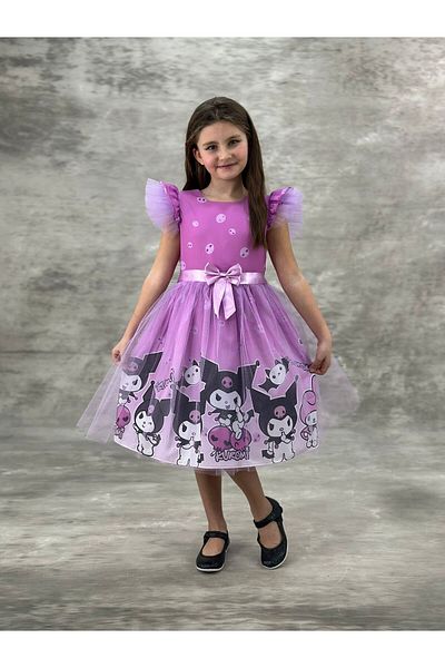 defada Rochie pentru copii Kuromi And My Melody Costum pentru ziua de nastere