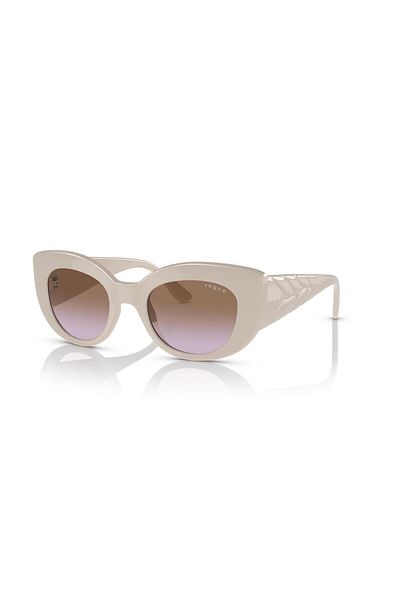 Vogue Woman Butterfly Sunglasses- Vo 5480s - Lense Size:49mm - Full Light Grey