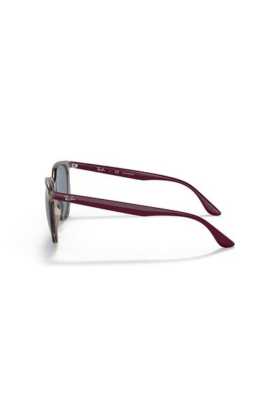 Ray-Ban Ray Ban Woman Square Sunglasses- Rb 4378 - Lense Size:54mm - Transparent Grey