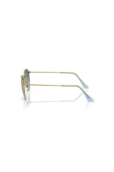 Ray-Ban Ray Ban Man Round Round Metal Sunglasses- Rb 3447 - Lense Size:53mm - Gold