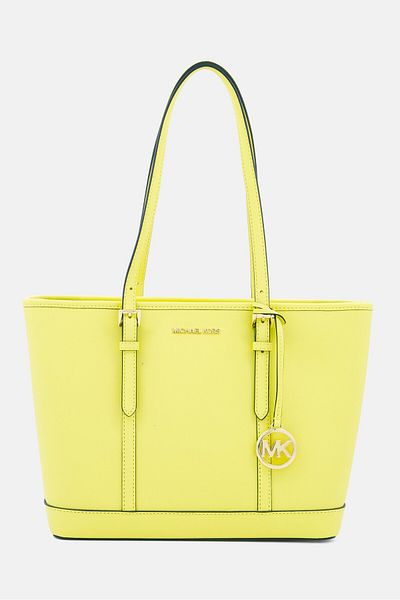 Michael Kors Women Brand Logo Shoulder Bag 24 H x 30 L x 13 W cm, Yellow