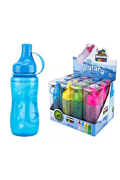 Nova Color PP Flask 400cc Blue