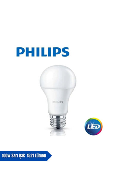 Philips Mycare LED Lamba 13W - 100W 2700K Sarı  Işık  1521 Lümen Yüksek Işık  ( 12 ADET  )