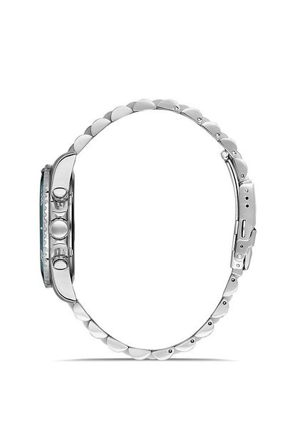 Navimarine Nm009-03 Multifunction Silver Color Steel Men's Wrist Watch