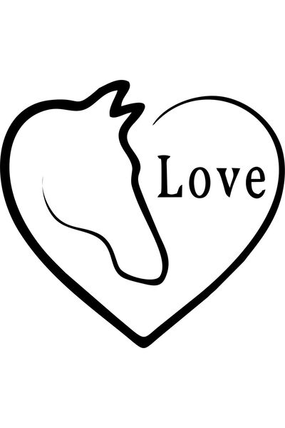 Birim Matbaa At Love 1 Auto Sticker(20X19 cm)