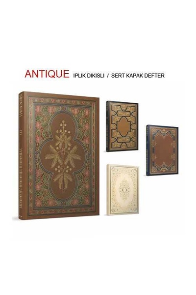 Gıpta GIPTA ANTIQUE SERT KAPAK 17X24 112 YP. ÇİZGİSİZ DEFTER ÖZEL 5895