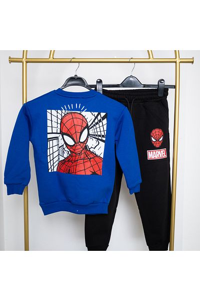 BookOrBook Spiderman 3 Thread Raster Premium Quality Kids Tracksuit Set