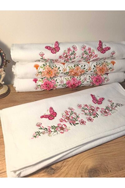 Peacock Τρισδιάστατο Κεντημένο, 100% Βαμβακερό Πετσέτα Χεριών & Προσώπου 50 X...