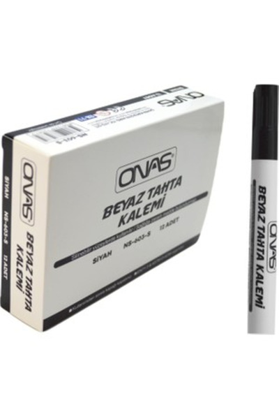 Onas Whiteboard Pen 12-pcs Black Color